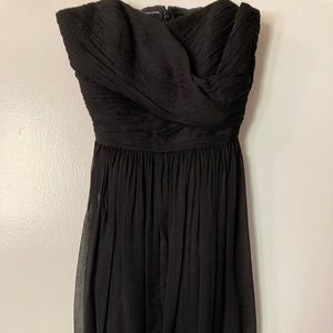 J. CREW black chiffon cocktail dress